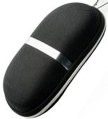 Twardy Futerał etui czarne na okulary pokrowiec  ETUI7