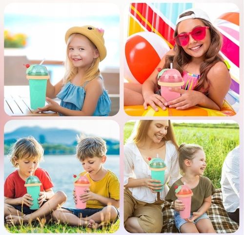 SLUSHY KUBEK DO ROBIENIA LODÓW SORBETÓW SLUSHY GRANITY KOLORY na Arena.pl