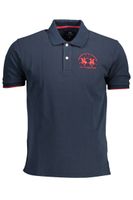 MĘSKA KOSZULKA POLO Z KRÓTKIM RĘKAWEM LA MARTINA NIEBIESKA XL