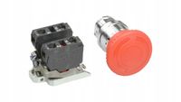 XB4 Przycisk STOP awaryjny fi40 czerwony metalowy XB4BS8445 SCHNEIDER