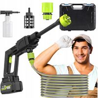 Myjka ciśnieniowa akumulatorowa na akumulator wąż okien kostki brukowej aut