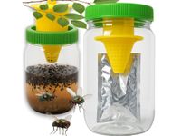 Pułapka na muchy worek na muchy osy owady do stajni obory słoik z wabikiem