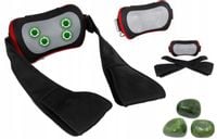 Masażer karku PODUSZKA MASUJĄCA DO MASAŻU SHIATSU 2w1 NEFRYTOWA