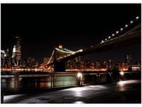 50X70CM BROOKLYN BRIDGE MITH17 OBRAZ POKOJU DREWNINE