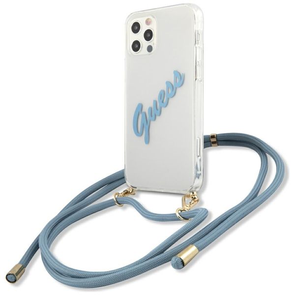 Etui Guess do iPhone 12 Pro Max, Niebieski zdjęcie 2