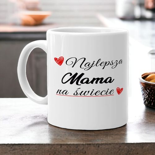 KUBEK Z NADRUKIEM ŚMIESZNY PREZENT DLA MAMY URODZINY IMIENINY DZIEŃ MATKI na Arena.pl