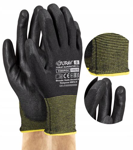 rękawice robocze czarne j-timipoli_bb8-m - 1 para na Arena.pl