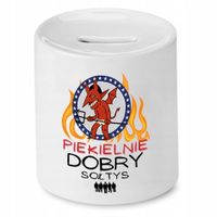 Skarbonka Prezent Dla Sołtysa Piekielnie Dobry Z Nadrukiem Ze Zdjęciem