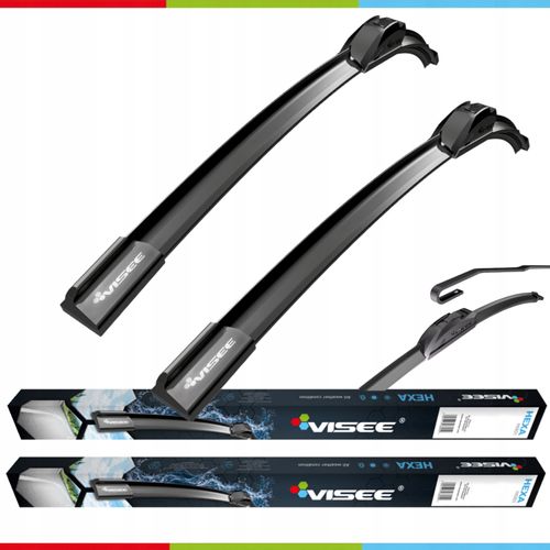 ZESTAW WYCIERACZEK VISEE HEXA DO AUTA 700/650 mm na Arena.pl