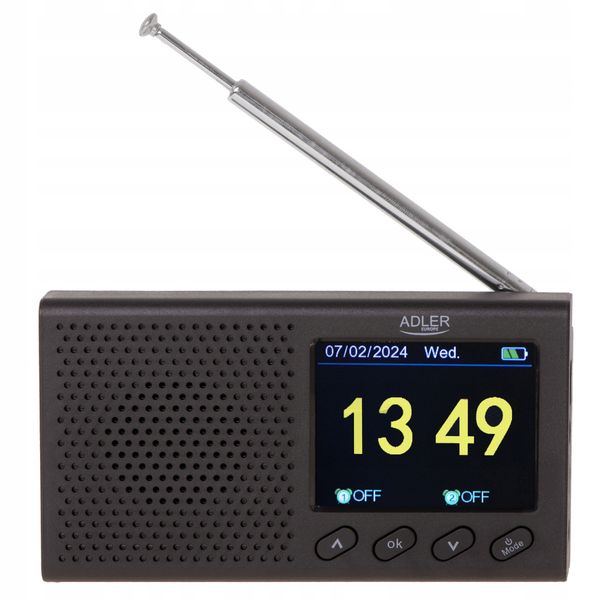 RADIO PRZENOŚNE LCD BLUETOOTH ZEGAR zdjęcie 14