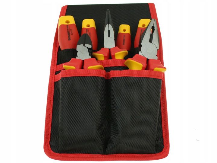 Zestaw narzędzi izolowanych / Kieszeń z narzędziami izolowanymi 1kV 7szt zdjęcie 3