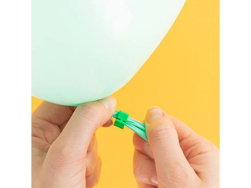 Klipsy (zamknięcia) do balonów, kolorowe, 100 szt. zdjęcie 4