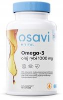 OSAVI OMEGA-3 OLEJ RYBI 1000MG CYTRYNA 60 SOFTGELS