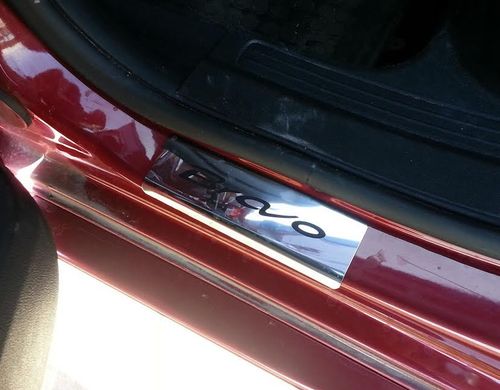 Listwa progowa FIAT BRAVO MK2 Stal nierdzewna 304 połysk z czarnymi literam na Arena.pl