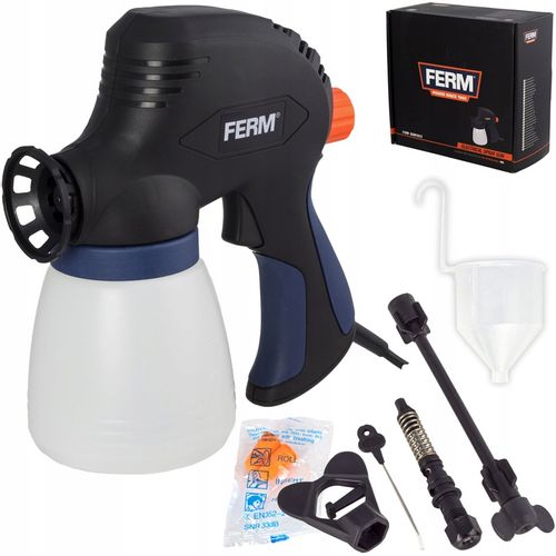 Pistolet do malowania natryskowego - FERM ZESTAW na Arena.pl