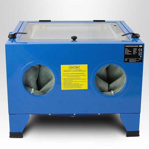 Piaskarka kabinowa 90L + PISTOLET + DYSZE + FOLIA na Arena.pl