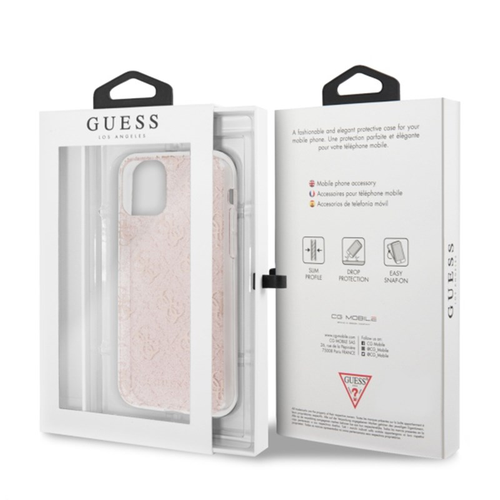 Guess 4G Glitter - Etui do iPhone 11 Pro (Pink) na Arena.pl