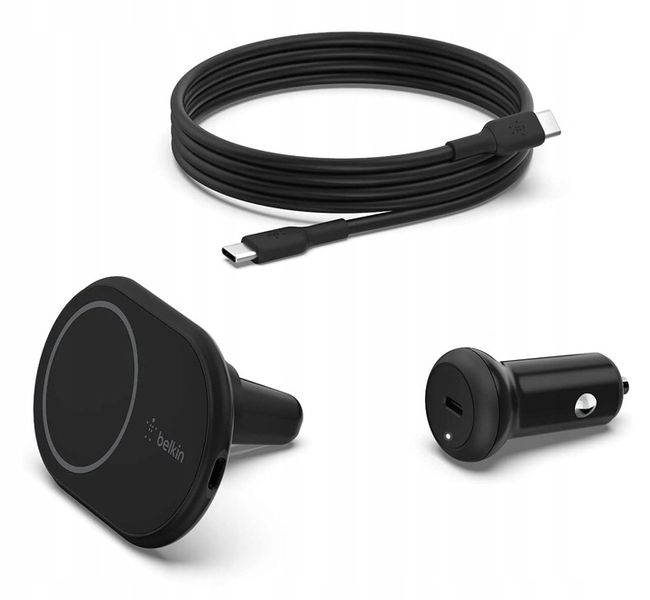 Belkin - Uchwyt samochodowy do MagSafe z Qi - Vent zdjęcie 3