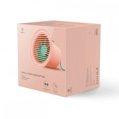 Wentylator Baseus Serii Macarons - różowy na Arena.pl