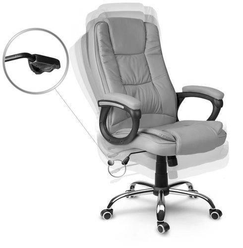 Fotel biurowy Sofotel Porto - szary na Arena.pl