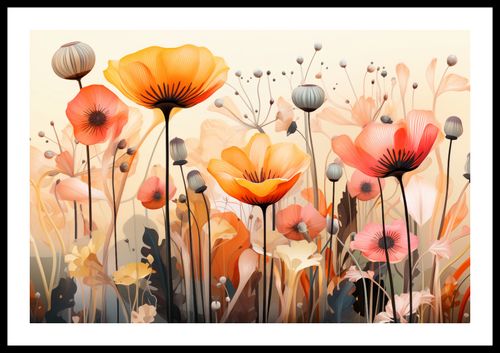 Plakat 60x40cm Taneczne Maki na Arena.pl