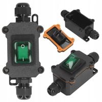 PRZEŁĄCZNIK LINIOWY PRZEDŁUŻACZA WŁĄCZNIK IP65 WYŁĄCZNIK 250V 25A