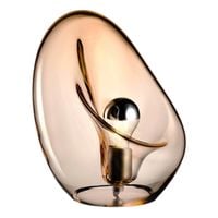 Stołowa lampka Stella CGSELLA-T-25 COPEL jednopunktowa szklana bursztynowa