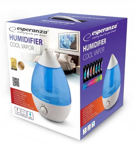 NAWILŻACZ POWIETRZA REGULOWANY KOLOROWA LAMPKA LED na Arena.pl