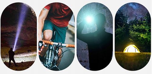 Lampka Rowerowa Światło PRZÓD TYŁ LED na rower kierownicę MOCNA USB 1800lm na Arena.pl