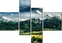 130CM 90 OBRAZ 4 ELEM SŁONECZNY DZIEŃ DOLINIE ŚCIENNY