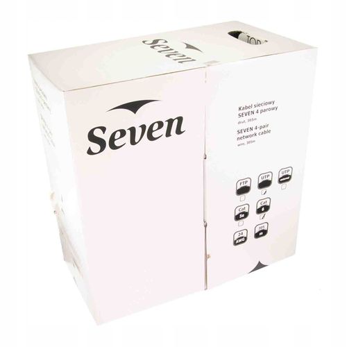 Kabel sieciowy SEVEN UTP cat.5 Solid Outodoor 4x2 305m na Arena.pl