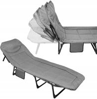 Leżak Łóżko Turystyczne Kempingowe Polowe Składane ENERO CAMP 200x65cm TRIP