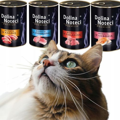 Dolina Noteci dla kota karma mokra puszka KOT mix 4 smaków bez zbóż na Arena.pl