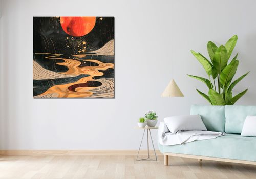 Obraz 100x100cm Planetarny Taniec na Arena.pl