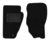 Dywaniki welurowe przód Dodge Nitro 2006-2011 SUV czarne dopasowane