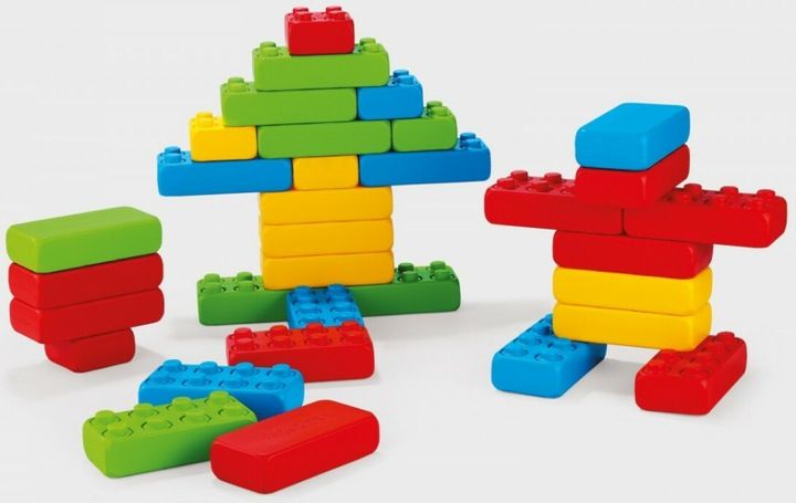 Klocki Cegły Budowlane. 33 elementy. 901304 zdjęcie 1