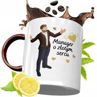 Kubek Bordowy Dla Managera Na Urodziny Prezent Z Nadrukiem Ze Zdjęciem