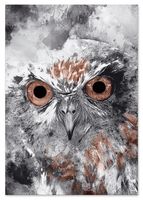 Plakat cyfrowy do wydruku sowa