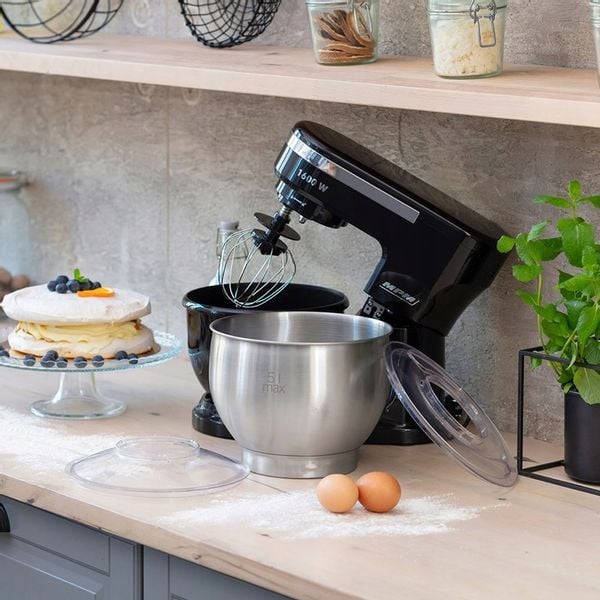 Robot kuchenny planetarny wielofunkcyjny 2 misy zestaw czarny MPM MRK-21 zdjęcie 6