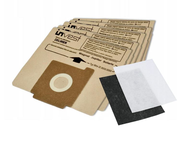 WORKI PAPIEROWE 3000.0057 Z FILTRAMI Inv Zelmer Magnat Jupiter zdjęcie 1