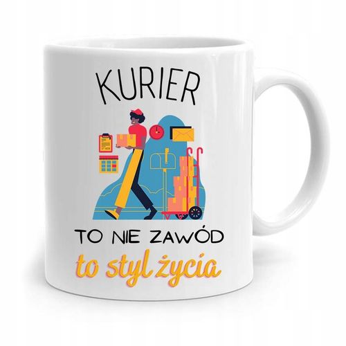 Kubek Prezent Dla Kuriera Nie Zawód To Styl Życia Z Nadrukiem Ze Zdjęciem na Arena.pl