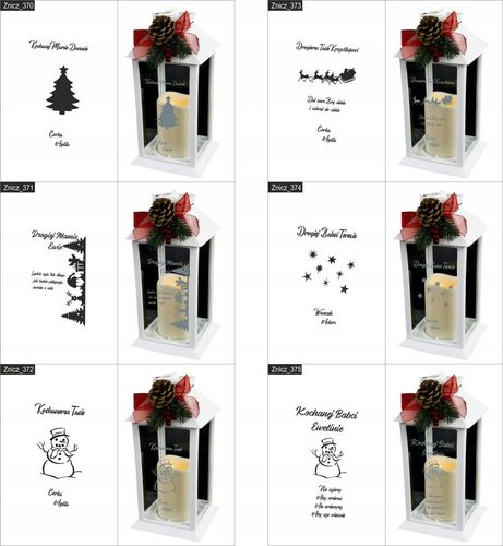 ZNICZ z grawerem dla TATY lampion Kochanemu Tacie na Arena.pl