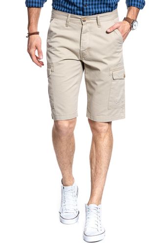 KRÓTKIE SPODENKI WRANGLER CARGO SHORT CAMEL WASHED W15DHC49J W30 na Arena.pl