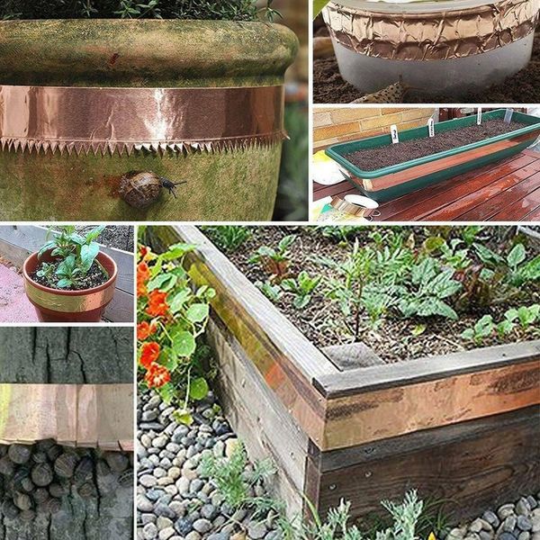 TAŚMA MIEDZIANA ODSTRASZAJĄCA ŚLIMAKI PRZECIW ŚLIMAKOM SAMOPRZYLEPNA 25M zdjęcie 5