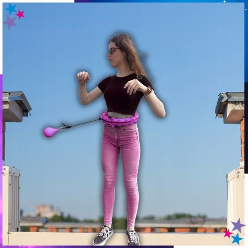 HULA HOP ODCHUDZAJĄCE z Obciążeniem Obciążnikiem Smart z Wypustkami HULAHOP na Arena.pl