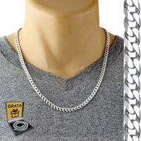 Srebrny Łańcuszek Męski SREBRO pr.925 WŁOSKI 5mm Łańcuch Diamentowany