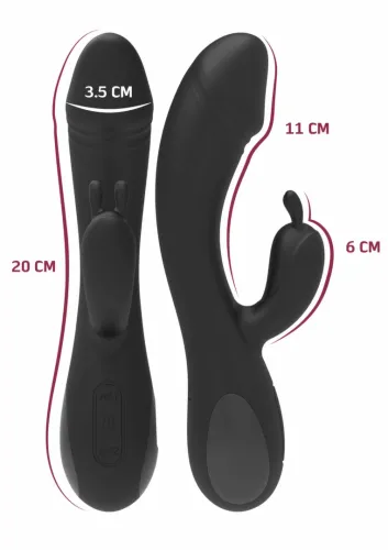 she.e.o estim rabbit vibrator silikonowy, 5 trybow e-stim, 10 wibracji na Arena.pl