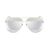 Okulary Lustrzane Aviatory - Srebrne Ok88Wz3