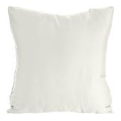Kremowa poszewka 40x40 bawełna satynowa dekoracyjna elegancka