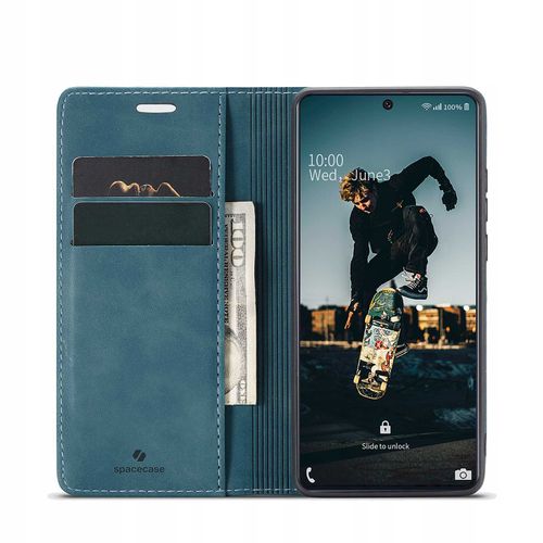 Spacecase Wallet Galaxy A71 Blue na Arena.pl